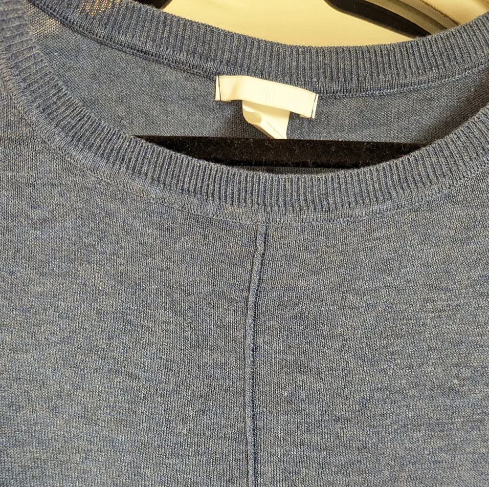 H&M fine knit sweater - blue - Picture 2 of 5
